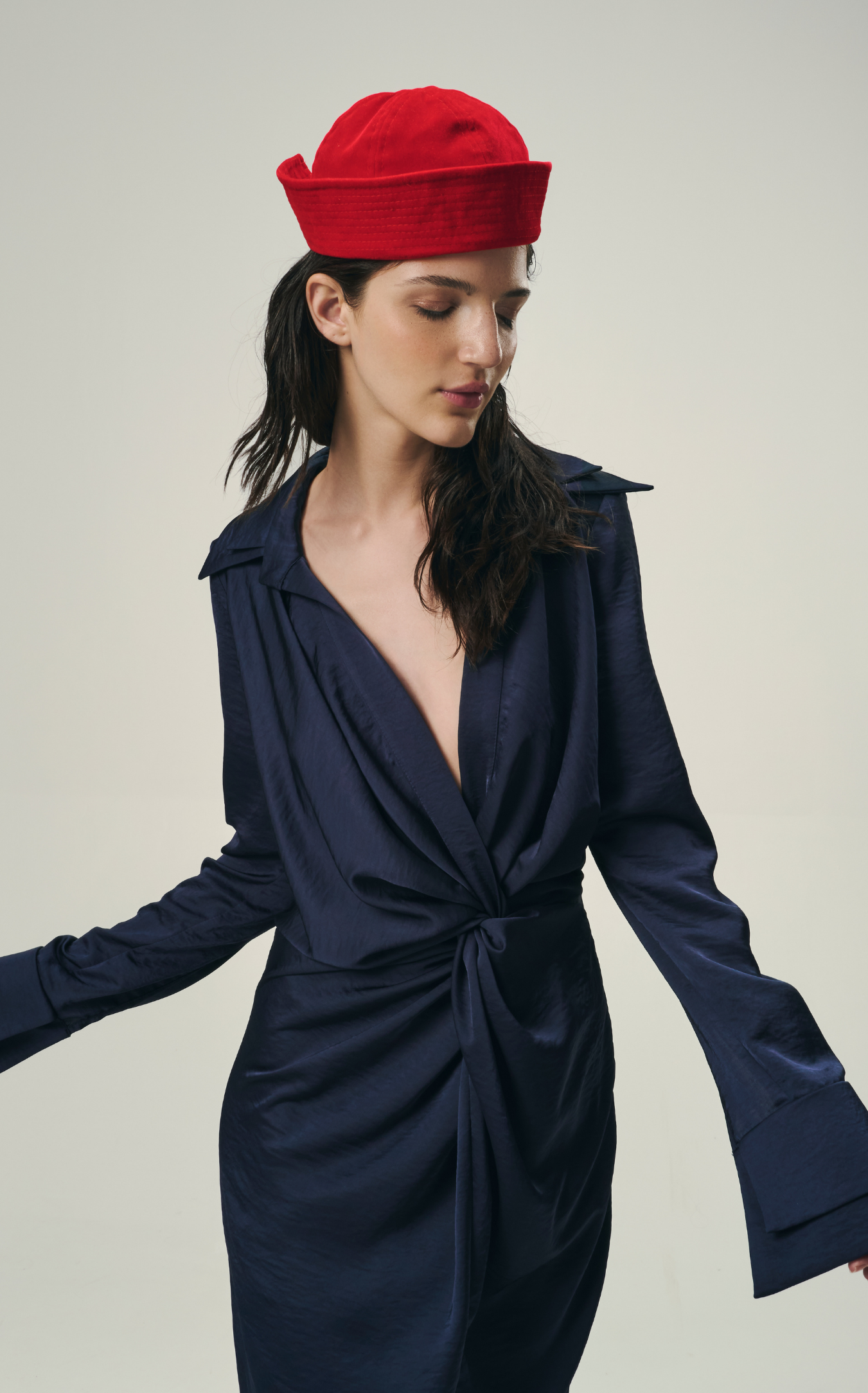 CELEST MAXI DRESS IN NAVY
